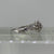 Diamond 0.25ct Daisy Flower Cluster Twist Accent Ring 9ct 9k White Gold - Size N