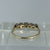 Diamond Five Stone High Set Ring 9ct 9k Yellow Gold - Size T