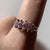 Marquise Pink Cubic Zirconia Ring 9ct 9K Yellow Gold - Size P