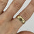 Engraved Pattern Band Ring 9ct 9k Yellow Gold - Size O