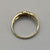 Diamond Accent Crossover Twist Stacking Ring 9ct 9k Yellow Gold - Size S