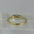 Antique Diamond .15ct Trilogy Ring 18ct 18K Yellow Gold - Size O