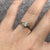 Unique Baguette Cut Diamond .36ct Solitaire Ring 950 Platinum - Size i 1/2