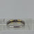 Diamond Two Tone Cross Detail Channel Set Ring 18ct 18K White Gold - Size O