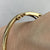 Diamond 1ct Pave 'I LOVE YOU' Bangle Bracelet 9ct 9k Yellow Gold - 7.5"