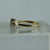 Toi Et Moi Bypass CZ Ring 14ct 14k Yellow Gold - Size Q