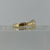 Diamond Signet Textured Shank Ring 9ct 9k Yellow Gold - Size G 1/2