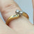 Diamond .15ct Toi Et Moi Twist Ring 18ct 18k Yellow Gold - Size O