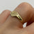 Heart Signet Ring 9ct 9k Yellow Gold - Size M