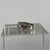 Diamond Signet Ring 9ct 9k White Gold - Size Q