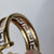 Luxury Italian Hoop Earrings Greek Key Two Tone Design 18ct 18kt Yellow Gold