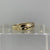 Twist Diamond Channel Set Ring 9ct 9K Yellow Gold - Size N