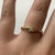 Diamond Solitaire Twist Half Bezel Set Ring 18ct 18k Yellow Gold - Size N