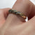 Diamond Twist Pave Set Band Ring 9ct 9k Yellow Gold - Size M 1/2