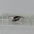 Diamond Two Stone Bypass 'I LOVE YOU' Ring 18ct 18K White Gold - Size J 1/2