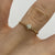 Diamond .15ct Solitaire Ring 9ct 9k Yellow Gold - Size L