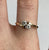 Toi Et Moi Bypass CZ Ring 14ct 14k Yellow Gold - Size Q