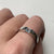 Blue Topaz & Diamond Ring 9ct 9k White Gold  - Size R