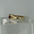 Retro Madeira Citrine East West Set Ring 9ct 9k Yellow Gold  - Size P