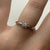 Diamond .26ct Solitaire Engagement Ring White Gold 18ct 18k - Size J