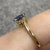 Iolite & Diamond Bypass Ring 18ct 18k Yellow Gold - Size N