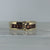 Garnet Channel Set Band Ring 9ct 9K Yellow Gold - Size M