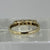 Madeira Citrine Five Stone Stacking Ring 9ct 9k Yellow Gold  - Size K 1/2