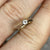 3 Ring CZ Wedding Engagement Eternity Pendant 9ct 9k Yellow White Gold