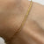 Fine Rope Twist Chain Bracelet  9ct 9k Yellow Gold 7” Inches