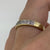 Illusion-Set Diamond Half Eternity Band Ring 9ct 9k Yellow Gold - Size K 1/2