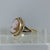 Cameo Open Shoulders Ring 9ct 9k Yellow Gold - Size M