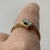 Diamond .10 Two Stone Bypass Twist Ring 9ct 9k Yellow Gold - Size Q