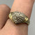 Diamond Heart Cluster Ring 9ct 9k Yellow Gold - Size O