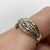 Diamond .20ct Twist Crossover Ring 9k 9ct Yellow Gold - Size N