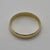 Wedding Band Ring 4mm 18ct 18k Yellow Gold - Size U