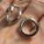 Twist Latch Back Earrings 9ct 9k White Gold