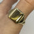 Signet Ring 9ct 9k Yellow Gold - Size W