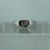 Diamond Heart Pave Band  Ring 9ct 9k White Gold  - Size M