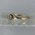 Diamond .15ct Solitaire Bypass Twist Ring 9ct 9k Yellow Gold - Size N