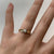 Diamond Solitaire .15ct Engagement Ring 18ct 18k Yellow Gold - Size N 1/2