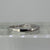 Diamond .20ct Pave Set Crossover Ring 9ct 9k White Gold  - Size K 1/2