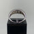 Diamond & Iolite Heart Detail Band Ring 9ct 9k White Gold - Size K