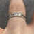 Textured Sandblast Finish Band Ring 9ct 9k White Gold - Size K