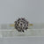 Diamond Cluster Tiered Ring 9ct 9k Yellow Gold - Size S 1/2