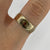 Engraved Pattern Band Ring 9ct 9k Yellow Gold - Size Q 1/2