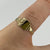 Dainty Signet Ring 9ct 9k Yellow Gold - Size G