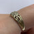 Diamond Braid Weave  Ring 9ct 9k Yellow Gold  - Size O 1/2