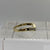 Diamond .20ct Channel Set Wishbone Ring 9ct 9k Yellow Gold - Size N