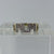 MUM Cubic Zirconia Curb Link Shoulder Ring 9ct 9k Yellow Gold - Size U