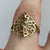 Ornate Filigree Floral Ring 9ct 9k Yellow Gold  - Size J